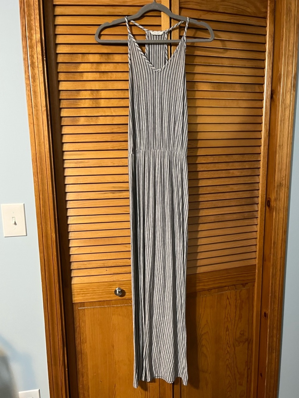 Olivia Rae Blue Striped Tank Dress
